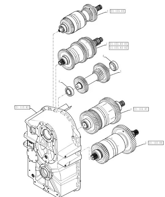 87350342 - Вал сцепления входящий